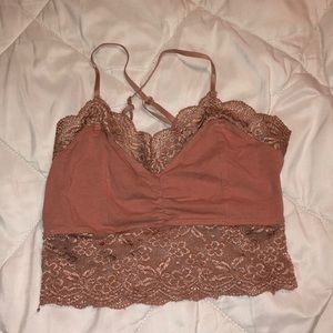 salmon bralette